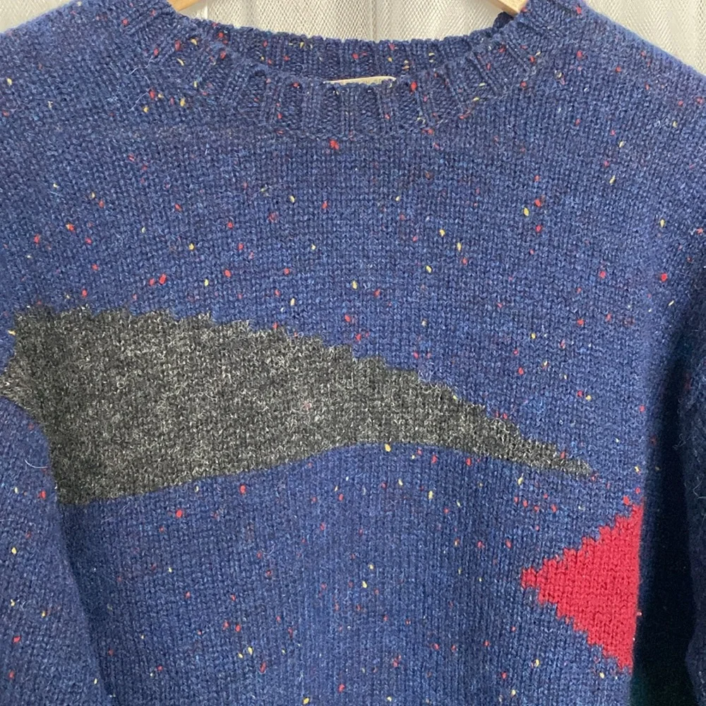 Vintage 90’s  Braemar pullover Sweater for Harrods London! EUC!! Unisex! Size L - Picture 4 of 13